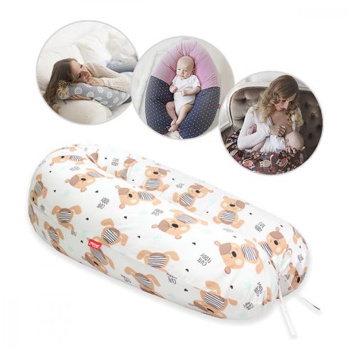 Scamp univerzális szoptatós párna - White Brown Bears