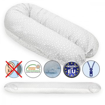   Scamp univerzális szoptatós párna - Grey White Little Big Stars