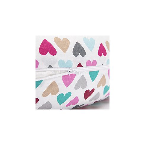 Scamp univerzális szoptatós párna - színes szívecskés