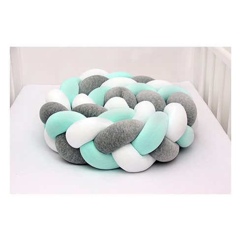 Scamp Fonott rácsvédő 210cm - Fehér/szürke/menta