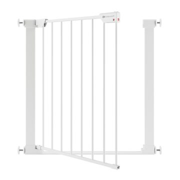   Kinderkraft Safe Snap biztonsági ajtórács 75-82 cm - fehér