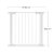 Kinderkraft Safe Snap biztonsági ajtórács 75-82 cm - fehér