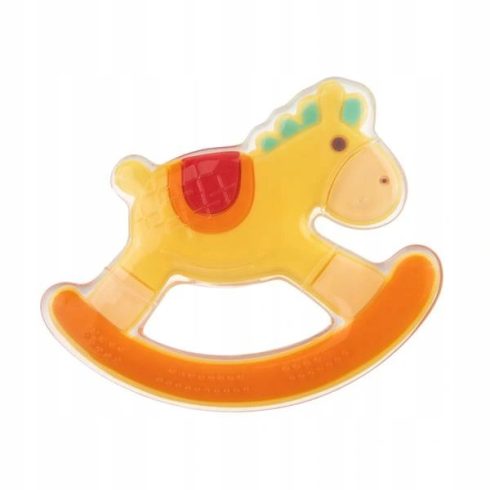 Canpol szilikon rágóka - sárga hintaló