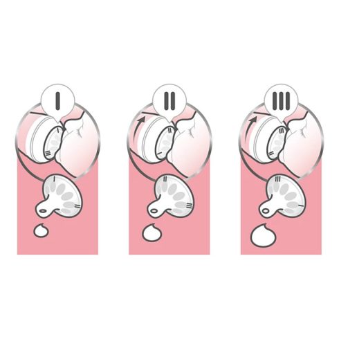 Avent Natural 3+ szilikon etetőcumi 2db - változó átfolyási sebesség