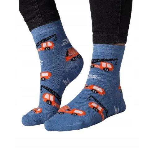 Yo! Pamut félfrottír zokni  ABS Csúszásgátlós  (20-22) - markológépek