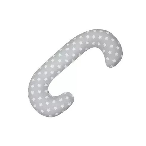 Scamp C alakú párna - Grey White Round Stars