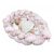 Baby Shop prémium fonott fejvédő kiságyba 250cm - Kis balerina rózsaszín 