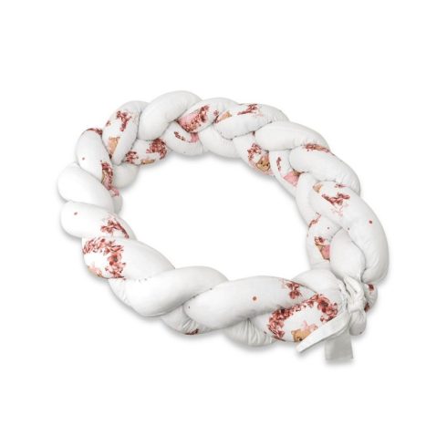 Baby Shop prémium fonott fejvédő kiságyba 250cm - Betty