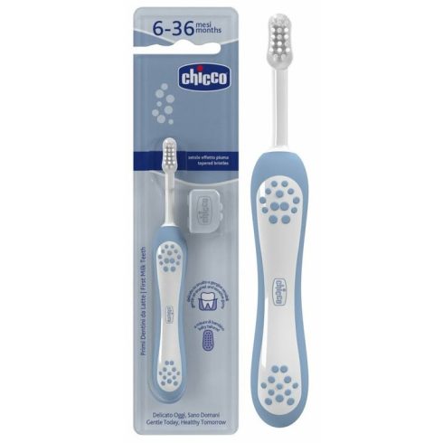 Chicco Fogkefe 6-36 hó ultrafinom sörtékkel - idigókék