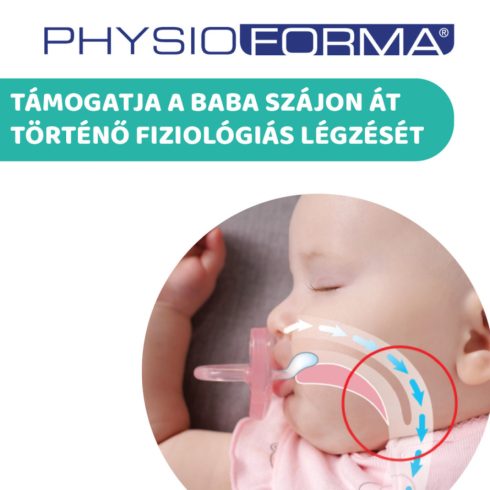 Chicco PhysioForma®  Mini Soft szilikon cumi 0-2 hó, 2 db kék