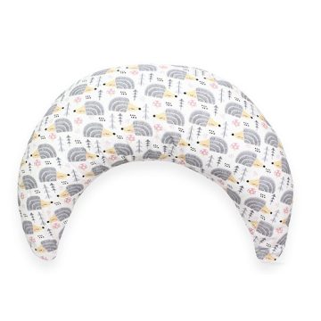 Scamp félhold párna - Hedgehog Grey