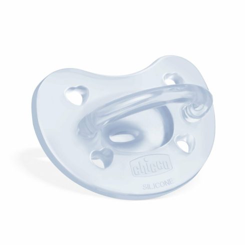 Chicco Physio Soft cumi 0-6hó csupa puha szilikon - világoskék