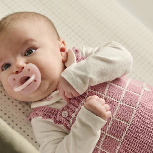 Chicco Physio Soft cumi 0-6hó csupa puha szilikon - rózsaszín 