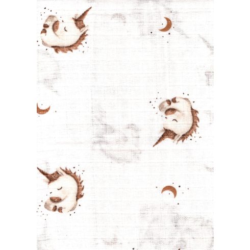 Mintás textil pelenka 1db-os - Egyszarvú baba