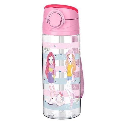 Titiz szívószálas kulacs 500ml - Cute