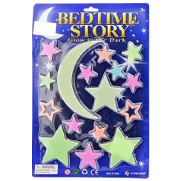 Sötétben világító szett - csillagos 2