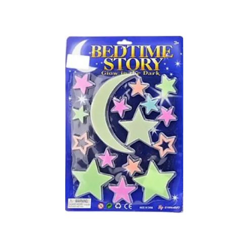 Sötétben világító szett - csillagos 2