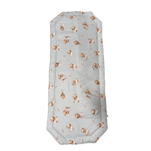 Baby Bruin Óvodai derékalj  124*52cm (+-2cm) - szürke baba maci