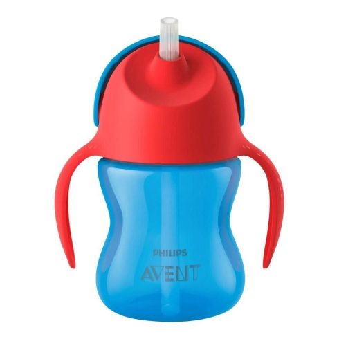 Philips Avent 9+ Bendy Szívószálas itató pohár 200ml
 - kék 