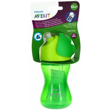   Philips Avent 12+ Bendy Szívószálas itató pohár 300ml
 - zöld 