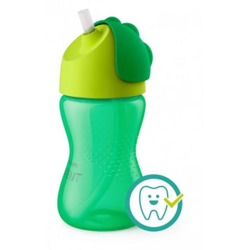Philips Avent 12+ Bendy Szívószálas itató pohár 300ml
 - zöld 