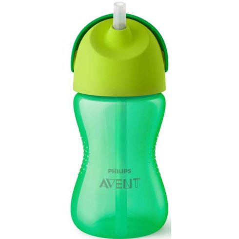 Philips Avent 12+ Bendy Szívószálas itató pohár 300ml
 - zöld 