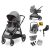Maxi-Cosi Zelia S Trio babakocsi szett + FamilyFix S ISOFIX talppal - Grey
