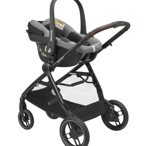 Maxi-Cosi Zelia S Trio babakocsi szett + FamilyFix S ISOFIX talppal - Grey
