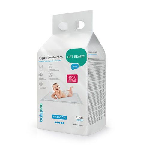 BabyOno pelenkázó alátét 40*60 cm - 20 db (+ 2 db gratis)