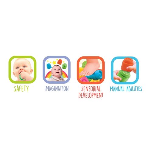 Clementoni: Clemmy 10 db-os puha kockák