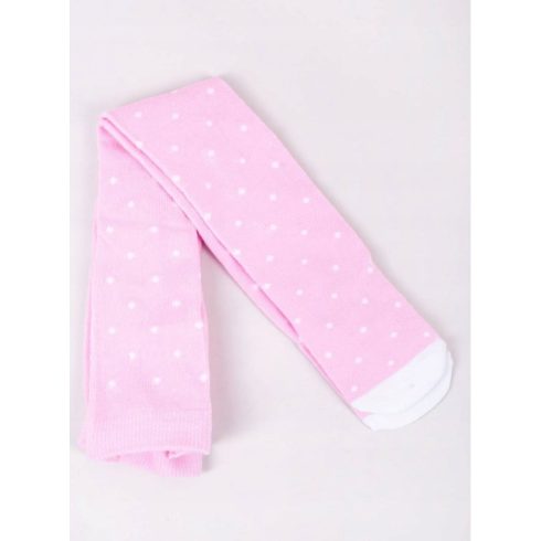 Yo! Baby pamut harisnyanadrág lány (80-86) - rózsaszín/kiskutya