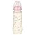 Baby-Nova cumisüveg szilikon cumival M-es 240 ml - rózsaszín 
