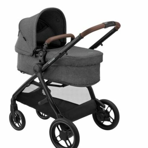 Maxi-Cosi Zelia S Trio babakocsi szett + FamilyFix S ISOFIX talppal - Dark Grey