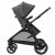 Maxi-Cosi Zelia S Trio babakocsi szett + FamilyFix S ISOFIX talppal - Dark Grey