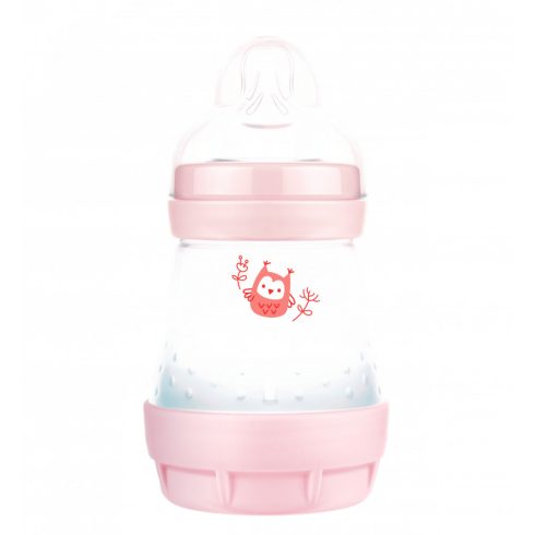MAM Anti-Colic Matt Forest 160ml cumisüveg 0+  rózsaszín bagoly 