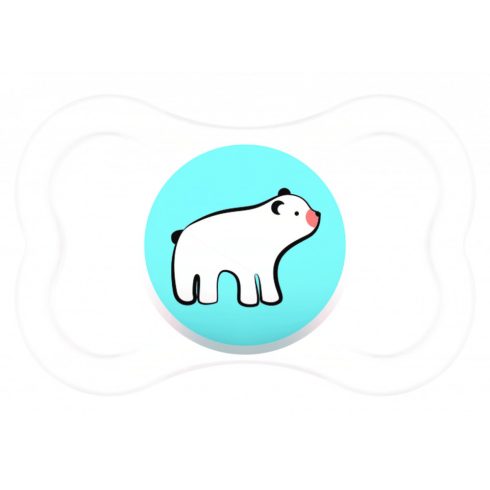 MAM Supreme 6+ szilikon nyugtató cumi 2db - kék,fehér