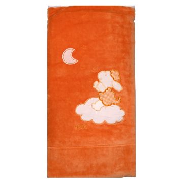 Trimex bélelt plüss takaró 70x100cm - bárány narancs