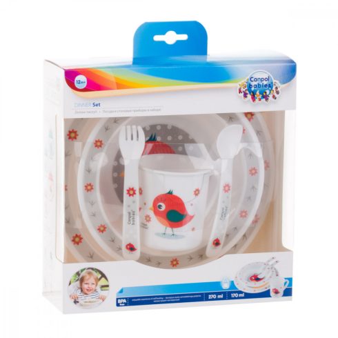 Canpol babies étkezési szett - madár