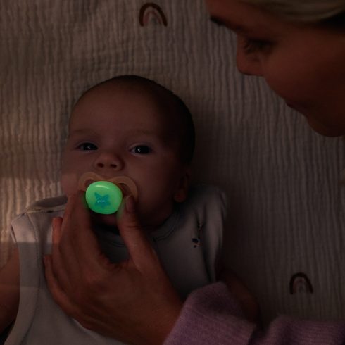 Philips AVENT SCF075/07 Játszócumi ultra start éjszakai 0-2hó lányos 2 db