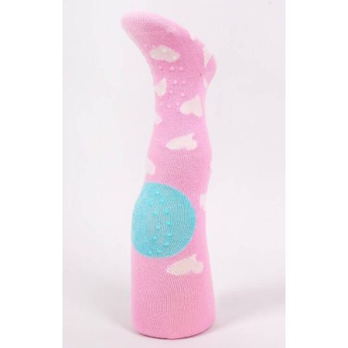 Yo!club pamut harisnyanadrág csúszásgátlóval (68-74) - rózsaszín/koala