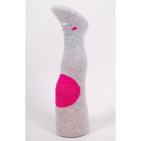 Yo!club pamut harisnyanadrág csúszásgátlóval (68-74) - szürke/cica