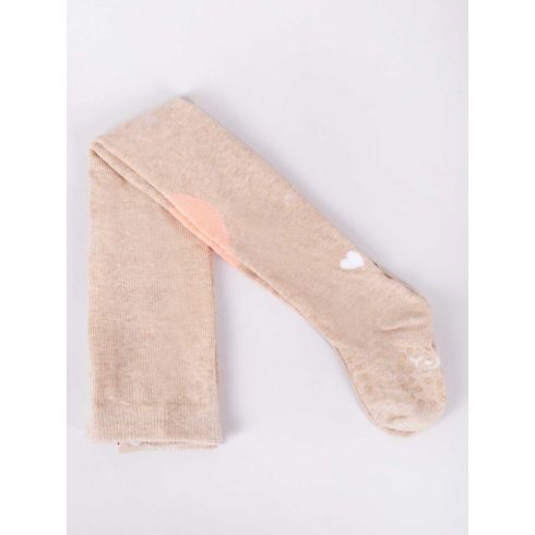 Yo!club mintás 3X ABS harisnyanadrág (80-86) - beige/cica