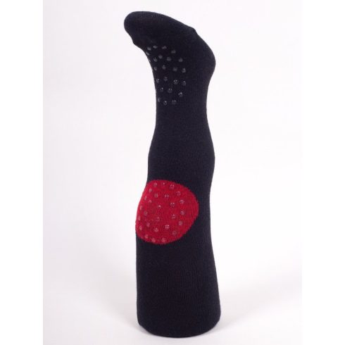 Yo!Club pamut harisnyanadrág csúszásgátlóval (80-86) - fekete/cica