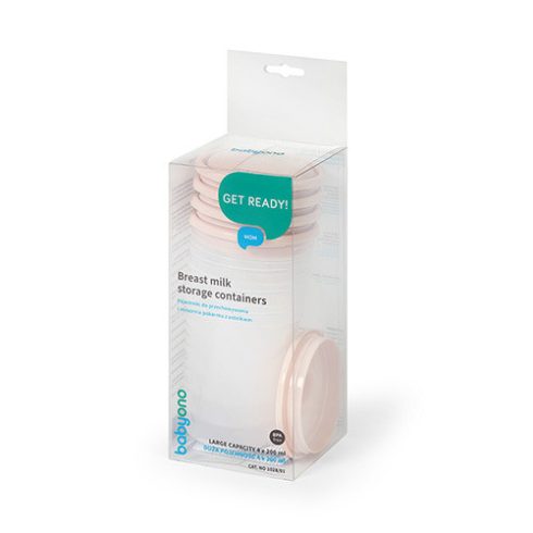 BabyOno multifunkciós tejtároló 4 db - 200 ml 
