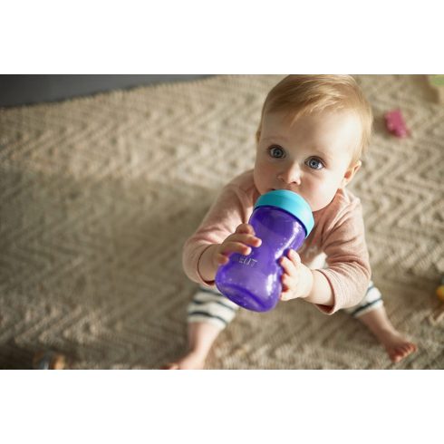 Philips Avent 9+ Puha, harapásálló csőrös pohár 300ml
 - lila