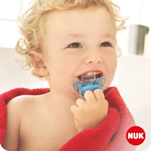 NUK Freestyle szilikon cumi 6-18 hó 2db rózsaszín görkori