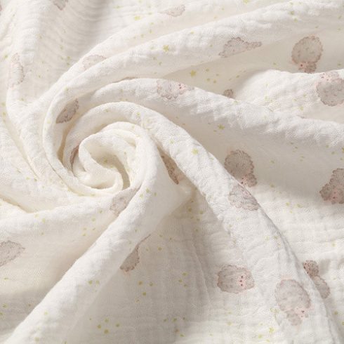 BabyOno Extra puha textil pelenka  3 db gyűrt muszlin - bézs