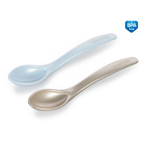 Canpol műanyag kanál 2 db-os 4hó+ kék