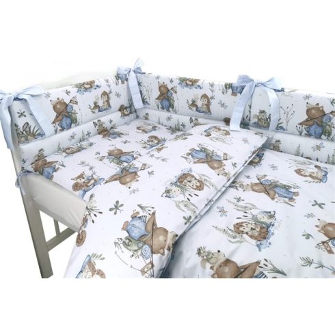 Baby Shop 3 részes ágynemű garnitúra - Let's Go! kék