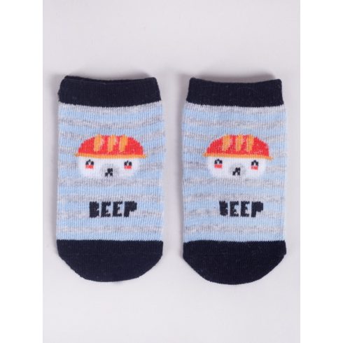 Yo! Baby pamut zokni 3db-os 0-3 hó - járművek